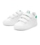 FX7532　12-16 STAN SMITH CF I　FWWT/FWWT/GRN　614788-0001