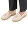 W5022　TASSEL LOAFER 3　LT.BEIGE　634421-0002