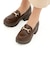 W5028　TANK LOAFER 6.5　DK.BROWN　634919-0002