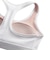 DX6822　W SWSH MED SPT BRA　100WHITE/BLACK　668330-0002