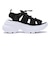 399022　CILIA WEDGE SANDAL　*04BLACK/WHITE　675973-0004