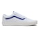 VN0007NTZ5D　OLD SKOOL　LEATHER WHT/BLU　674361-0001
