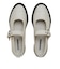 31314010　AS LT PLTS MJ HEARTBUCKLE OX　WHT/BLK　690493-0001