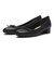 JE-3001　HEEL PUFF BALLET3　BLACK　696804-0001