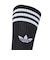 JV7417　U 3ST HIGH SOCKS 3P　BLACK/WHITE　698606-0001