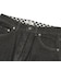 125K3143000　W curvy denim pants　BLACK　701882-0003