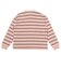 125K3073200　W border rugger shirt　PINK　701884-0002