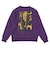 225-026010　WILD-CARD SWEAT CREW NECK　PURPLE　705365-0001