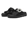 W2088　BIJOU FLAT SANDAL　BLACK　708628-0001