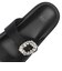 W2088　BIJOU FLAT SANDAL　BLACK　708628-0001