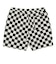 126R1152900　M Checker Board Hybrid Shorts　BLK WHT　707288-0001