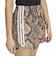 KX1895　W SNAKE SATIN SHORTS(GFX INJ)　LINEN/MBEG　716430-0001
