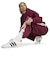 LF1060　W FBIRD BARREL TP(BADIGIRL)　MAROON　716001-0001