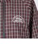 126K3090801　W CHECK ZIP BLOUSON　RED　715455-0002