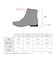 W3069　RIB KNIT BOOTS5　BLACK　714308-0001