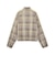 639021　W T7 RELAXED TARTAN WOVEN JKT　81MOUSE GRAY　717908-0002