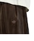 LC5984　U VELOUR PINTUCK PT　*DARKBROWN　716485-0001