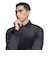 LC5959　U VELOUR LS POLO　*BLACK　716481-0001