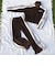 LC5944　W ADIBREAK VELOUR TP　*DARKBROWN　716476-0001