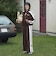 LC5944　W ADIBREAK VELOUR TP　*DARKBROWN　716476-0001