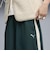 634064　W T7 WOVEN MIDI SKIRT　75GREEN TERRAIN　699634-0002
