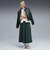 634064　W T7 WOVEN MIDI SKIRT　75GREEN TERRAIN　699634-0002