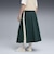 634064　W T7 WOVEN MIDI SKIRT　75GREEN TERRAIN　699634-0002