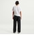 IF2825　K CLUB WVN CRGO PNT　010BLACK/WHITE　722083-0001