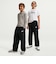 IF2825　K CLUB WVN CRGO PNT　010BLACK/WHITE　722083-0001