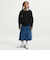 IO1703　K CLN CREW SWEATER　010BLACK　722086-0001