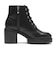 W8037　GL 6HOLE LACE UP 8　BLACK　715021-0001