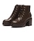 W8037　GL 6HOLE LACE UP 8　BROWN　715021-0002