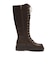 W3088　TRACK SOLE LACE UP LONG BOOTS5　BROWN　715019-0002