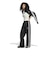 LH1935　W ADILENIUM KNIT TP　BLACK　717718-0001