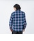 126K1071001　M Check Flannel Open Shirts　NAVY　717847-0001
