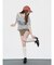 ハイダメージデニムショートパンツ