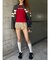 ハイダメージデニムショートパンツ