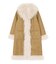 フェイクファームートンロングコート
