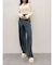 BACKスラッシュワイドデニムパンツ