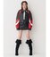 フェイクレザーベルトミニスカート【セットアップ着用可能】
