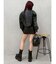 フェイクレザーベルトミニスカート【セットアップ着用可能】
