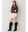 フリルリボンミニスカート