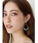 STONE HOOP ピアス