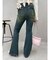 バックリボンフレアデニムパンツ