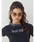 MOON BABE ロゴクロップドTシャツ