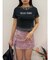 MOON BABE ロゴクロップドTシャツ
