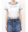 MOON BABE ロゴクロップドTシャツ