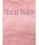 MOON BABE ロゴクロップドTシャツ