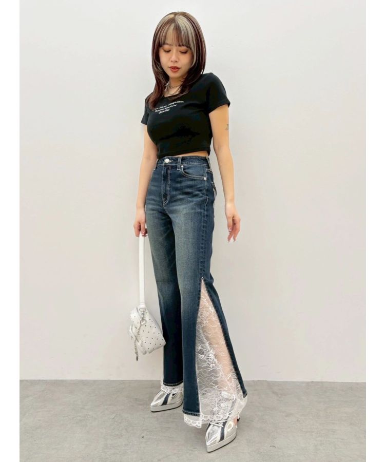 レタリングシンプルショートTシャツ