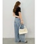Embroidery ZIP ニットトップス